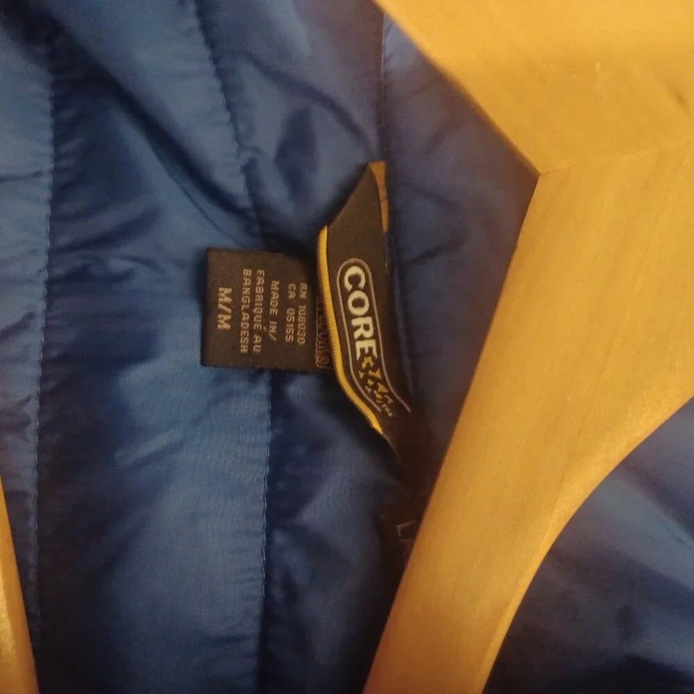 Core 365 Royal Blue Quilted Puffer Vest Size M